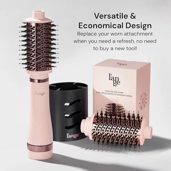 Terviiix 1.25 Inch Thermal Brush Curling Iron, Ceramic 1 1/4 Inch Double MCH Tourmaline Ionic Hair Curler, Digital Display 9 Temperatures Curling Wand Dual Voltage for Traveling