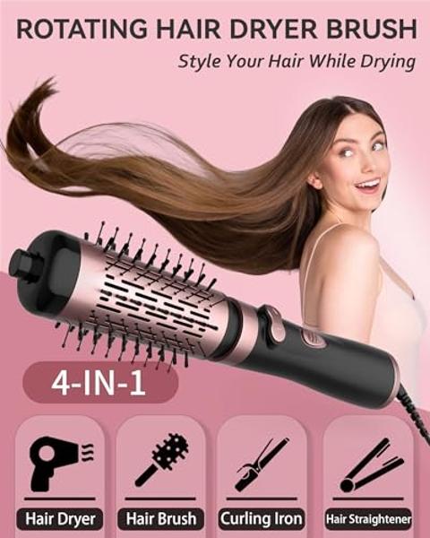 REVLON One-Step Volumizer Original 1.0 Hair Dryer and Hot Air Brush, Red
