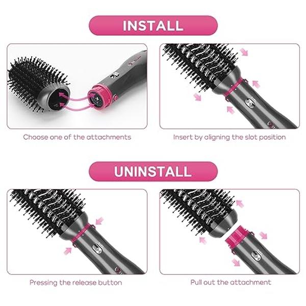 ghd Creative Curl Tapered Hair Curling Wand ― 1" Innovative Round Base to 0.9" Tip with Safer-for-Hair Styling Temperature, Designed to Create Tight, Textured Hair Curls to Soft, B