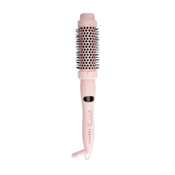 FHI Heat Stylus Thermal Styling Brush — Multi-Functional Thermal Brush for Smoothing, Volumizing, Curling, Flipping — Thermal Round Brush w/Tourmaline Ceramic for Frizz-Free, Smoot