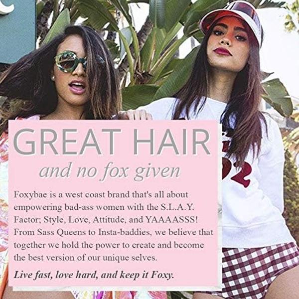 FoxyBae Blowout Hair Dryer Brush 75mm - Ceramic Tourmaline Hot Air Brush for Styling, Curling, and Volumizing - All-in-One Tool (Blush)