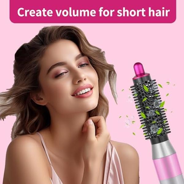 Plavogue Blow Dryer Brush,Dual Voltage Hair Dryer Brush for European Travel, One-Step Hot Air Brush in One with Volumizer & Negative Ionic Anti-frizz, Suitable for Styling, Oval Sh
