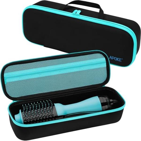 APOKE Travel Case for Revlon One Step Hair Dryer Brush, Portable Lightweight Storage Bag for All Brand Hot Tools Volumizer Hot Air Brush