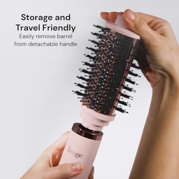 L'ANGE Hair Multi-Volume Series | 2-1 Interchangeable Dryer Brush | (Black - Teardrop 65mm)