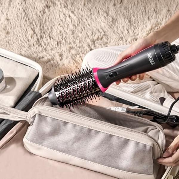 APOKE Travel Case for Revlon One Step Hair Dryer Brush, Portable Lightweight Storage Bag for All Brand Hot Tools Volumizer Hot Air Brush