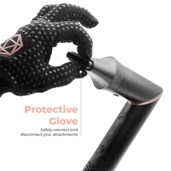 SRI StyleWrap Pro 7-in-1 Coanda Air Hair Multi Styler and Dryer Brush with Negative Ions, Lighter and Foldable Design, Quiet Brushless Motor, Aviation-Grade Aluminum, Memory Functi