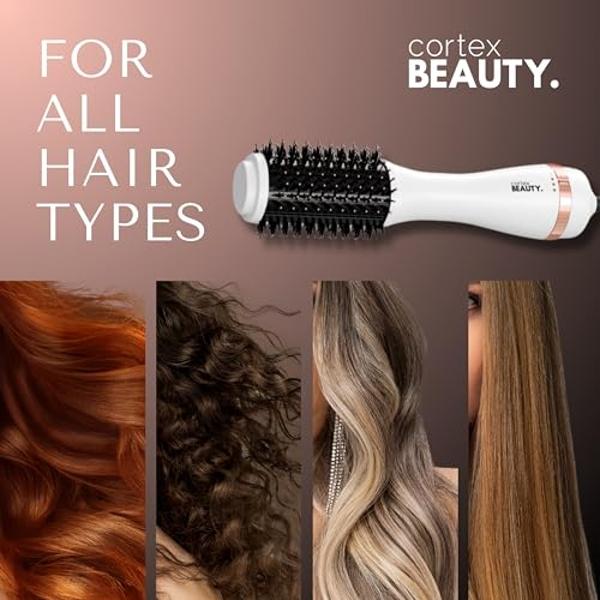 SRI StyleWrap Pro 7-in-1 Coanda Air Hair Multi Styler and Dryer Brush with Negative Ions, Lighter and Foldable Design, Quiet Brushless Motor, Aviation-Grade Aluminum, Memory Functi