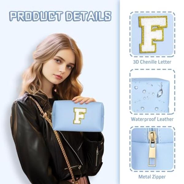 YOOLIFE Personalized Mothers & Graduation Gifts - Initial Cute Monogram Makeup Bags