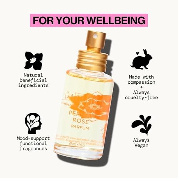 Pacifica Beauty, Persian Rose Clean Fragrance Spray Perfume, Made with Natural & Essential Oils, Fresh Rose Scent, Vegan + Cruelty Free, Phthalate-Free, Paraben-Free, Gifts for Her