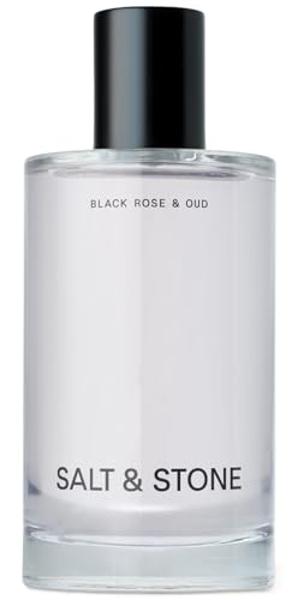 Salt & Stone Body Mist, Black Rose & Oud Scent, Skincare Infused Perfume Hair & Body Spray for Women and Men, Hydrating Fragrance with Glycerin and Red Algae, Vegan, Cruelty Free, 