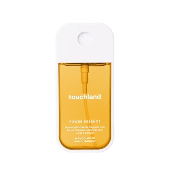 Touchland Power Essence Hydrating Body & Hair Fragrance, Mango Mojo, 2 FL. OZ. Travel Size Body Mist
