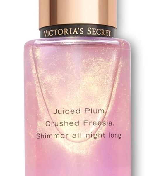 Victoria's Secret Pure Seduction Shimmer Body Spray for Women, Notes of Juiced Plum and Crushed Freesia, (8.4 oz)