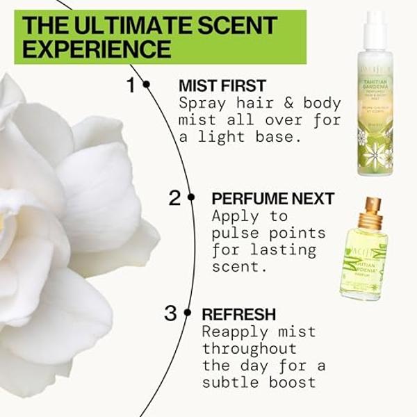 Pacifica Beauty, Tahitian Gardenia Hair Perfume & Body Spray, Citrus Gardenia and Jasmine Notes, Clean Perfume & Fragrance, Vegan & Cruelty Free, Phthalate-Free, Paraben-Free