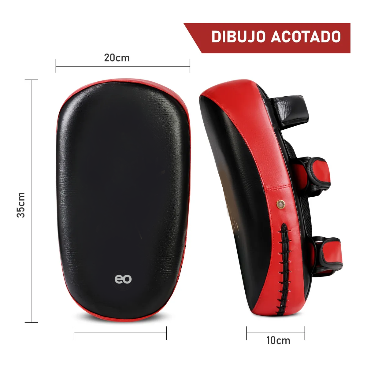 Manoplas Para Artes Marciales Color Rojo