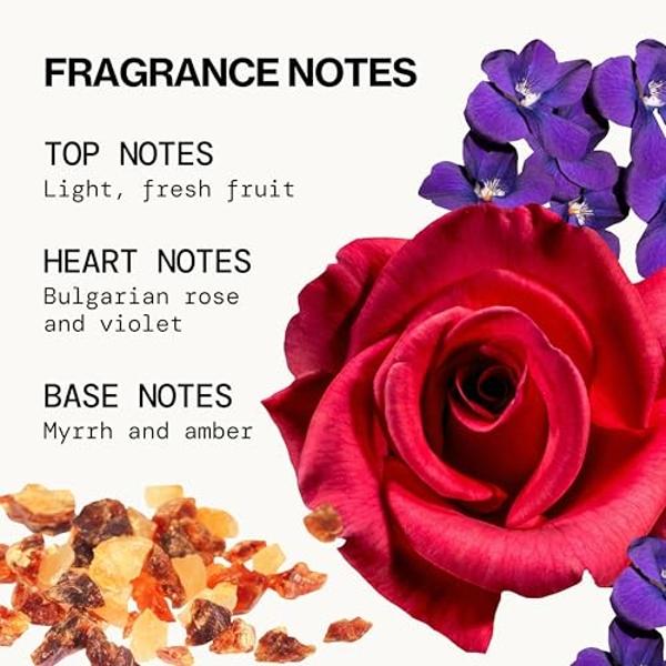 Pacifica Beauty, Persian Rose Clean Fragrance Spray Perfume, Made with Natural & Essential Oils, Fresh Rose Scent, Vegan + Cruelty Free, Phthalate-Free, Paraben-Free, Gifts for Her