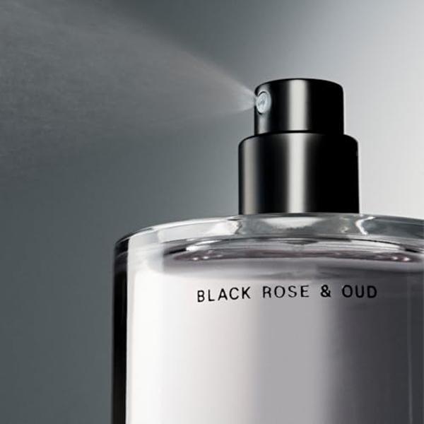 Salt & Stone Body Mist, Black Rose & Oud Scent, Skincare Infused Perfume Hair & Body Spray for Women and Men, Hydrating Fragrance with Glycerin and Red Algae, Vegan, Cruelty Free, 
