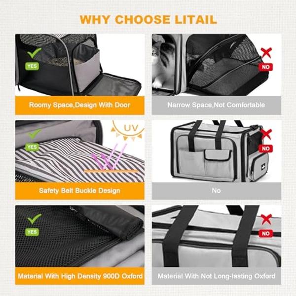 Travel Makeup Bag Cosmetic Bag Makeup Bag Toiletry bag for women and men (Blue-3pcs)