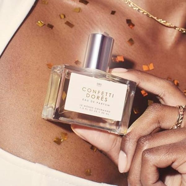 Le Monde Gourmand Confetti Dorés Eau de Parfum- 1 fl oz (30ml) - Birthday Cake, Vanilla, Rose Perfume Notes
