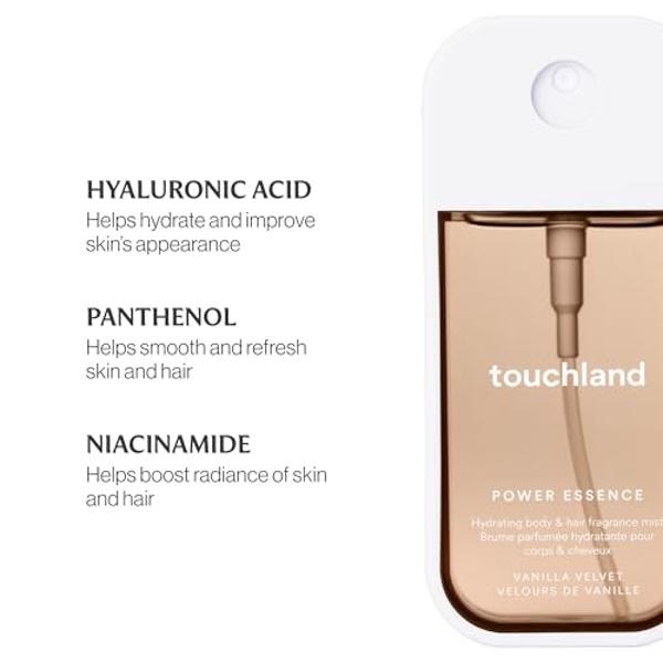 Pacifica Mini Island Vanilla Hair Mist Perfume and Full Body Spray for Women - Body Mist Fragrance Spray for A Mood-Lifting Experience, Paraben-Free, Clean Beauty Alcohol-Free, Veg