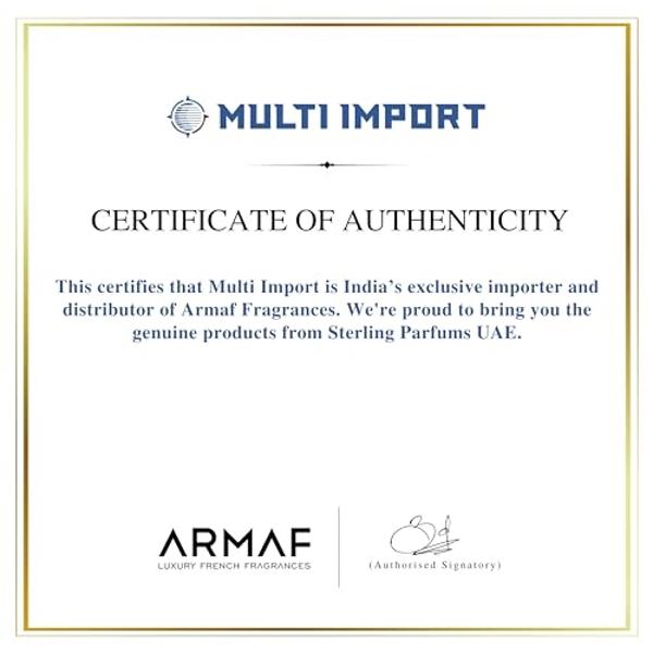 Armaf Club De Nuit Milestone for Unisex Eau de Parfum Spray, 3.6 Ounce