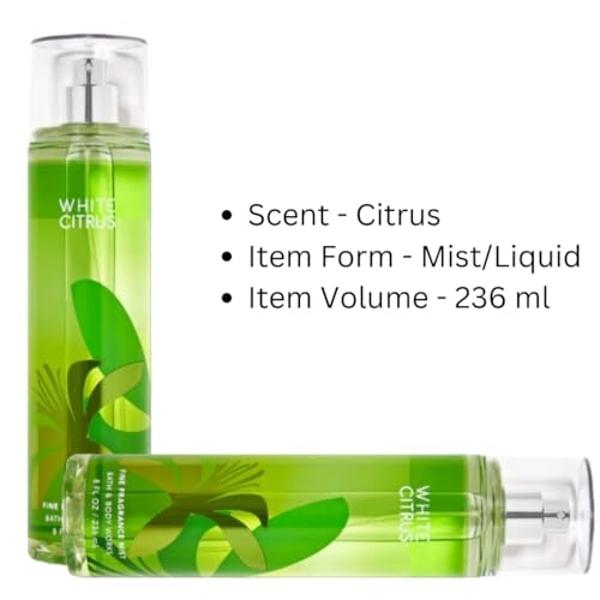 Bath and Body Works Signature Collection White Citrus Body Mist