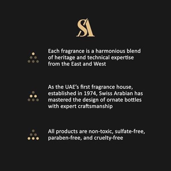 Swiss Arabian Shaghaf Oud Elixir Oud, Gourmand, Amber Fragrance - Notes of Saffron - Perfume for Women and Men - 2.5 oz EDP Spray