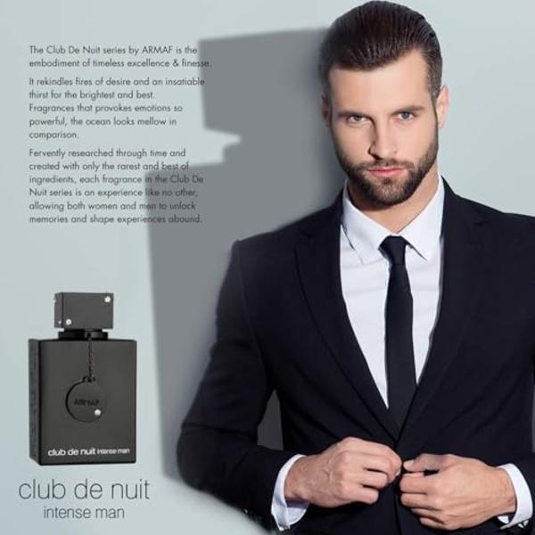 Armaf Club De Nuit Intense for Men Eau de Toilette Spray, 3.6 Ounce