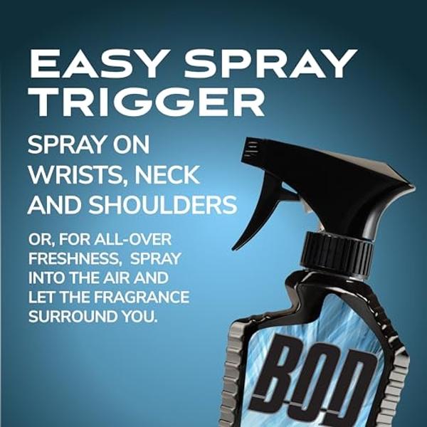 BOD man Fragrance Body Spray, Dark Ice, 8 fl oz