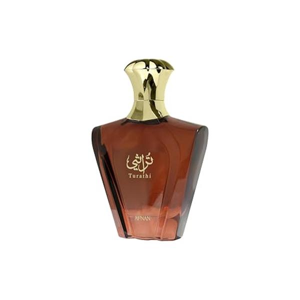 Afnan Turathi Brown for Men Eau de Parfum, 3.04 Fl. Oz