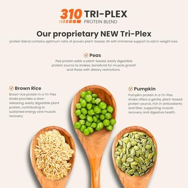 310 Nutrition Meal Replacement Shake - Fiber-Rich Vegan Superfood Blend - Low Carb, Keto & Paleo Friendly, Gluten-Free, 26 Essential Vitamins & Minerals, Natural Sweeteners - Horch