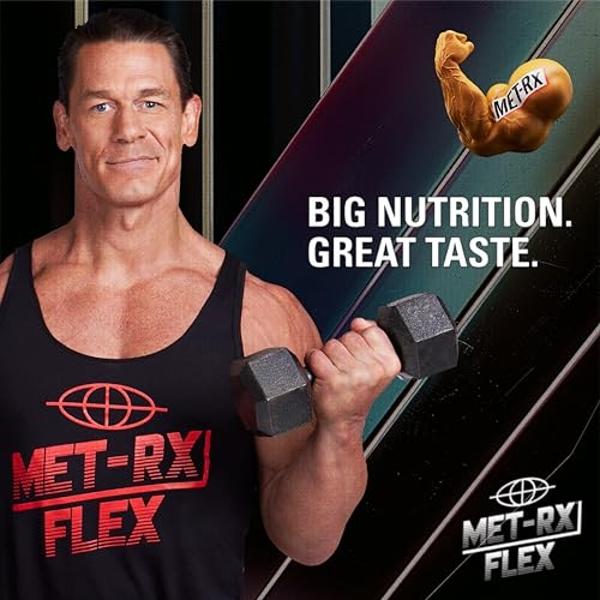 MET-Rx Big 100 Protein Bar, Meal Replacement Bar, 32G Protein, Super Cookie Crunch, 9 Bars (Pack of 1)