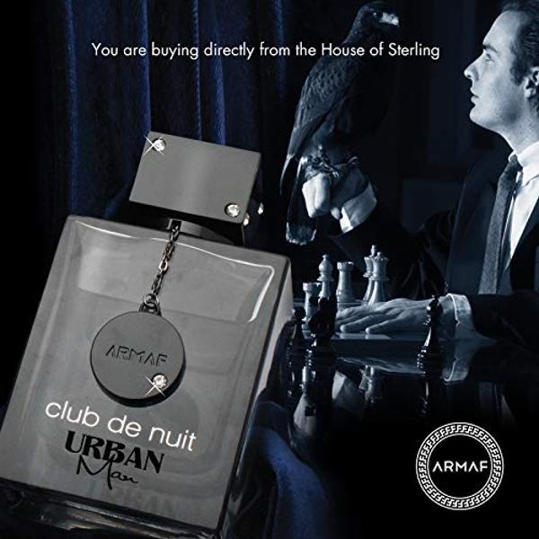 Armaf Club De Nuit Urban for Man Eau de Parfum Spray, 3.6 Ounce