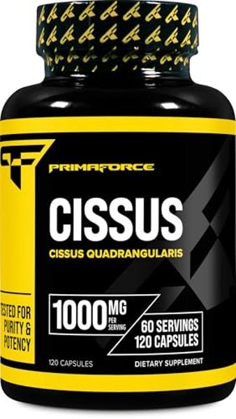 Primaforce Cissus Quadrangularis Extract, 120 Capsules, 1000mg per Serving - Gluten Free, Non-GMO