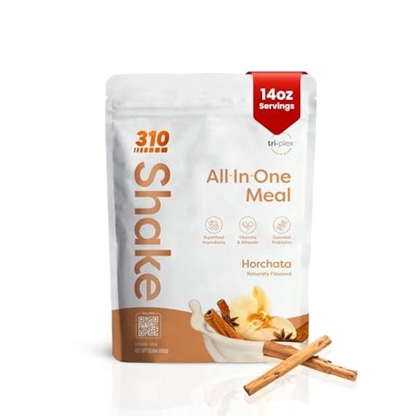 310 Nutrition Meal Replacement Shake - Fiber-Rich Vegan Superfood Blend - Low Carb, Keto & Paleo Friendly, Gluten-Free, 26 Essential Vitamins & Minerals, Natural Sweeteners - Horch