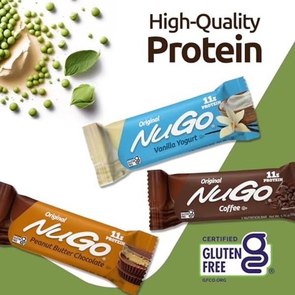 think! Protein Bars, High Protein Snacks, Gluten Free, Kosher Friendly, Chunky Peanut Butter, Nutrition Bars, 2.1 Oz per Bar, 10 Count (Packaging May Vary)