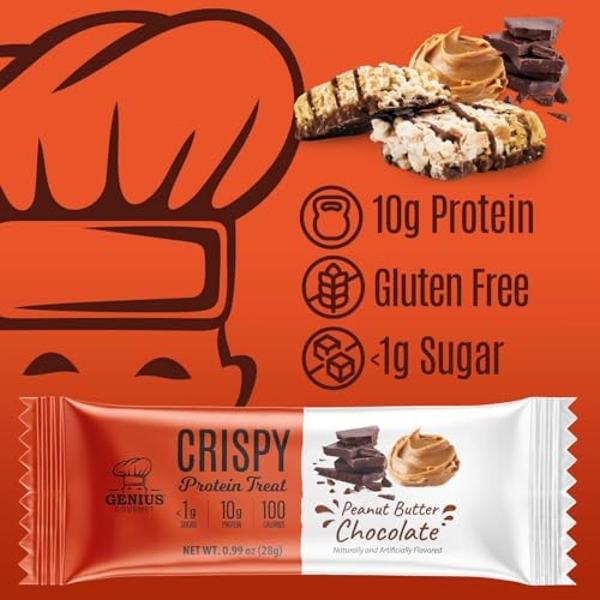 ProMix Nutrition Protein Puff Bars - Variety Pack - Birthday Cake, Snickerdoodle, Banana Bread, Mint Chocolate - Marshmallow Crispy Treat - High Protein & Low Calorie - 12 Bars