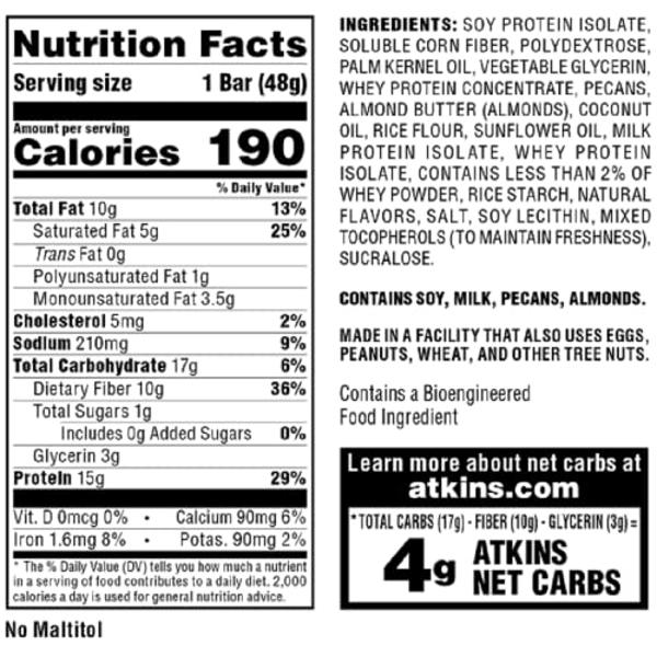 Laird Superfood Functional Protein Bars – Protein Bar but Better with Real Ingredients, Functional Mushrooms 10g Plant-Based Protein, 6g Fiber - Non-GMO - Peanut Butter, 10 Count (