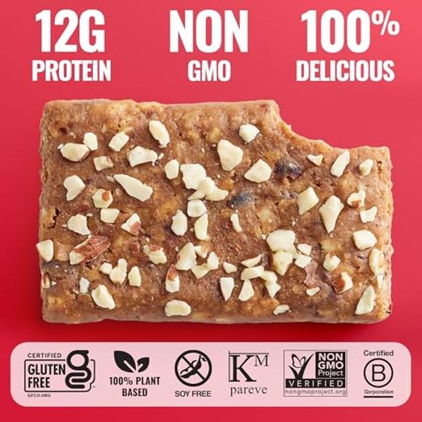 Alani Nu Protein Bars CARAMEL CRUNCH | High Protein Gluten-Free Bars | 16g Protein | Low-Sugar (7G) Low-Carb Healthy Snacks | 12 Individually Wrapped Bars