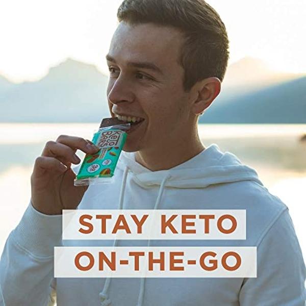Keto Bars The Original Keto Snack Bar, Gourmet Simple Ingredients Low Carb, No Sugar, Rich in Ketogenic Fats, The Perfect KetoBars Snacks for Keto Diet Food Products (10 Pack, 1.65