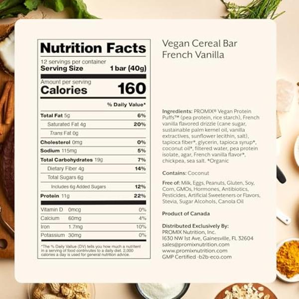 Quantum Energy Square: Energy Bar with Caffeine & 10g Protein. Delicious Healthy Snack On The Go. (Vegan, Gluten-free, Soy-free, Dairy-free) (Caramel Almond Sea Salt)
