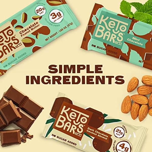 B.T.R Nation Keto Superfood Protein Bars, Plant Based Vegan - Brownie RECHARGE | 12 Bars | Low Carb and Gluten Free, Free of Sugar Alcohols and Boosted with Powerful Superfoods