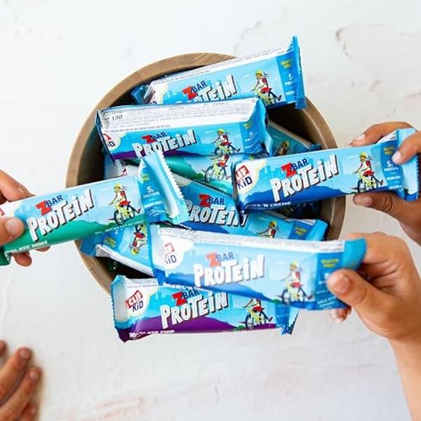 Zbar Protein - Chocolate Chip, Chocolate Mint, and Cookies 'n Creme - Variety Pack - Crispy Snack Bars - Made with Organic Oats - Non-GMO - 5g Protein - Gluten Free Protein Bars (1
