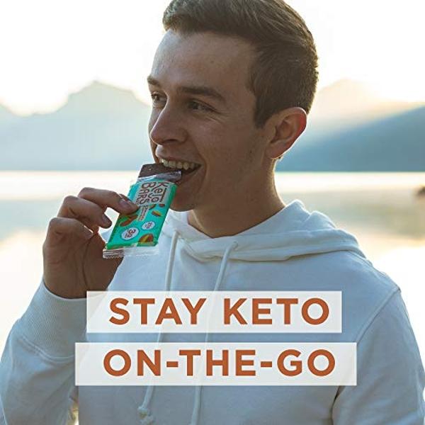 Keto Bars The Original Keto Snack Bar, Gourmet Simple Ingredients Low Carb, No Sugar, Rich in Ketogenic Fats, The Perfect KetoBars Snacks for Keto Diet Food Products (12 Pack, 1.65