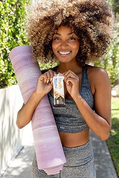 Truth Bar Prebiotic & Probiotic Keto Snack Vegan Bars with Omega-3's - Synbiotic High Fiber Snacks - Low Sugar, Kosher, Gluten Free - Dark Chocolate Peanut Butter Crunch (Pack of 1