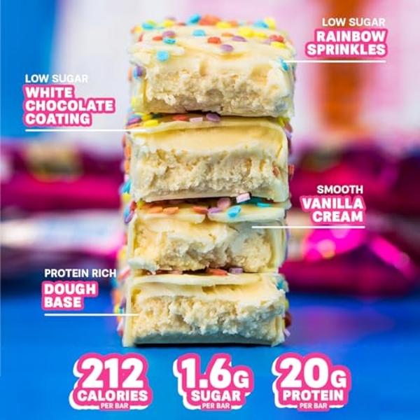 PROTIFIT - High Protein Wafer Bar, 15g Protein, Low Calorie, Low Carb, Low Fat, Trans Fat Free, Cholesterol Free, Ideal Protein Compatible, 5 Servings Per Box (Vanilla)