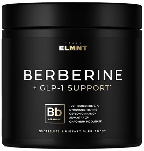 141,500mg GLP-1 Berberine Weight Loss Supplement + Dihydroberberine, Ceylon Cinnamon, Chromium Picolinate, Bitter Melon - 100x Strength Berberine 1500mg Natural Appetite Suppressan