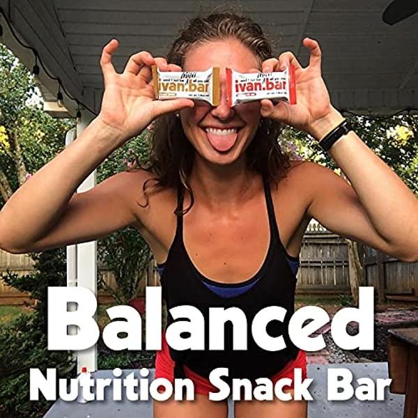 ivan.bar Protein Packed Energy Snack Bar | Provides Healthy Energy | Vegan, All Natural Ingredients | Soy, Dairy & Gluten Free (Coconut Almond Macadamia, 1.4 Ounce (Pack of 24 Bars