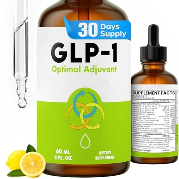 Glp-1, Glp-1 Drops, Glp-1 Supplement Support Long Term Metabolic & Energy Health, Digestive & Immune, Intestinal Comfort, Nutrient Absorption - Glp 1 Drop 6x Stronger Than Capsule,