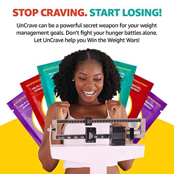 UnCrave Gum - Infused with 100% Pure Saffron Extract – Control Cravings - Improve Mood - Vision Health – Crisp Mint (56 Pieces)