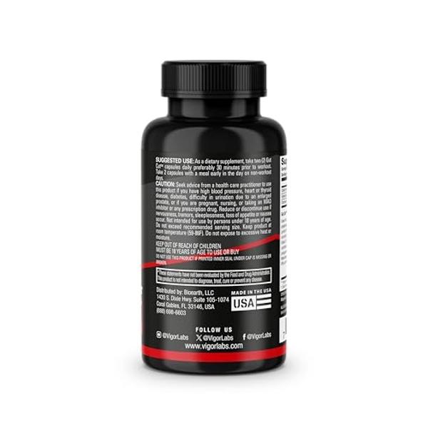 Vigor Labs GutCut, Metabolism Boosting and Appetite Suppresion Supplement (60 Capsules)